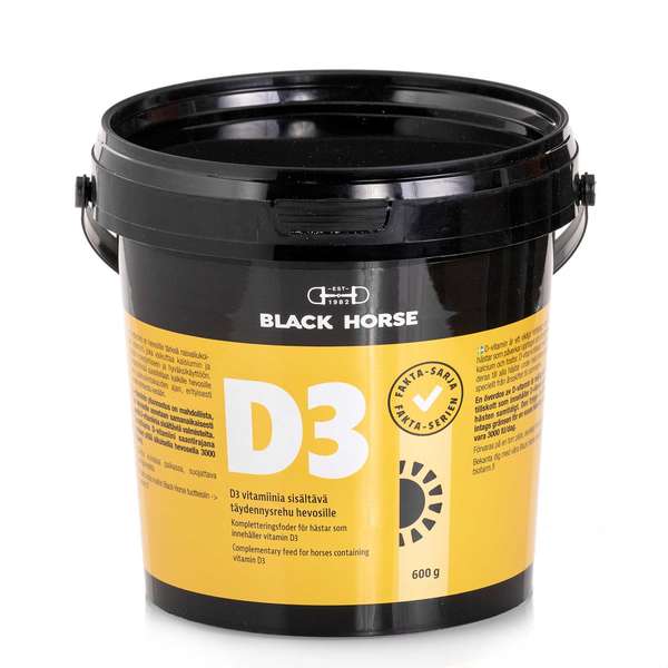 Black Horse D3-vitamiini jauhe 600 g