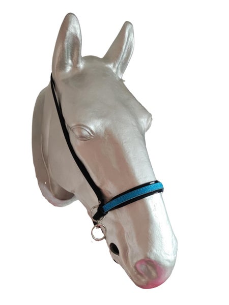 Racing Tack mustalaisriimu synteettinen musta - glitter